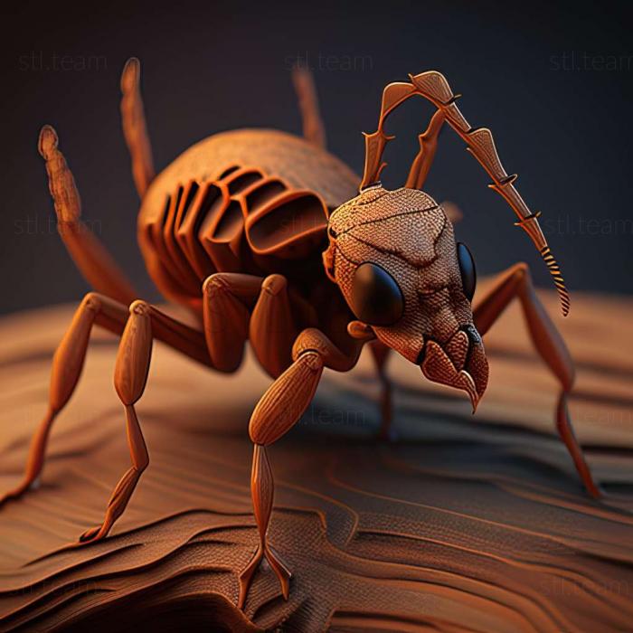 3D model Pheidole gagates (STL)